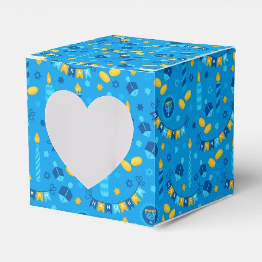 Chanukah Streamers Hanukkah Dreidels Banners Bedankdoosjes (Voorkant Zijde)