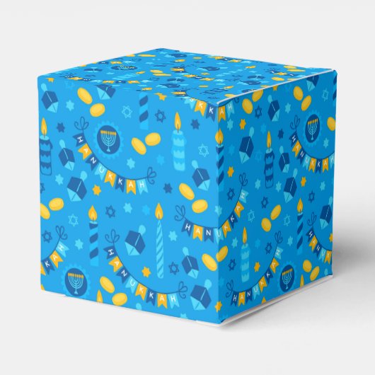 Chanukah Streamers Hanukkah Dreidels Banners Bedankdoosjes (Achterkant)