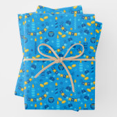 Chanukah Streamers Hanukkah Dreidels Banners Inpakpapier Vel (In situ)