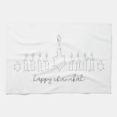 Chanukah Theedoek (Horizontaal)