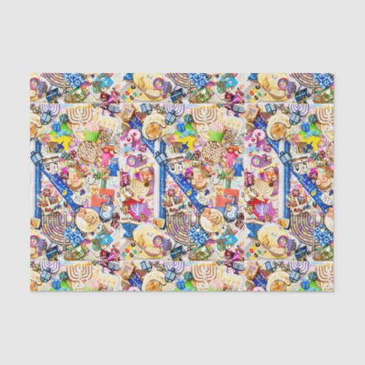 Chanukah Tissue Paper Tissuepapier (Voorkant)