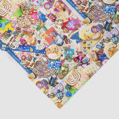 Chanukah Tissue Paper Tissuepapier (Detail)