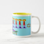 Chanukah Tweekleurige Koffiemok<br><div class="desc">Joyous Chanukah</div>