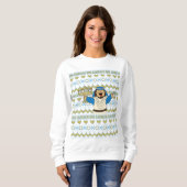 Chanukah Ugly Sweatshirt Bling (Voorkant volledig)
