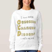 Chanukah Women's Pullover Sweatshirt "OChanukahD" (Voorkant)