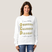 Chanukah Women's Pullover Sweatshirt "OChanukahD" (Voorkant volledig)