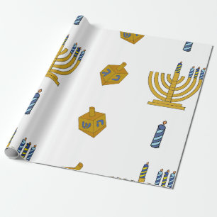 Chanukah Wrapping Paper Cadeaupapier
