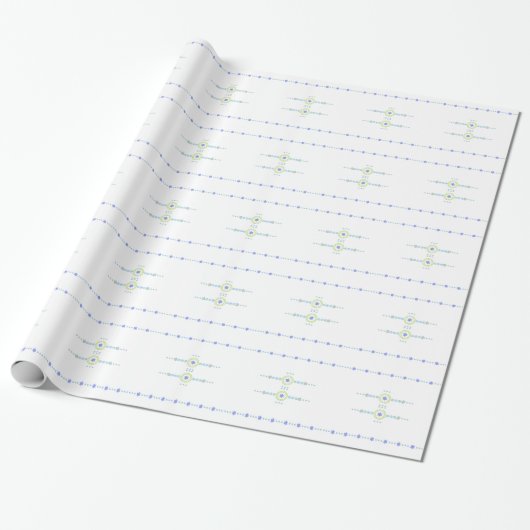 Chanukah Wrapping Paper Cadeaupapier (Uitgerold)