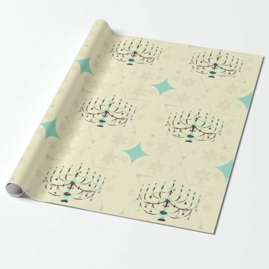 Chanukah Wrapping Paper Cadeaupapier (Uitgerold)
