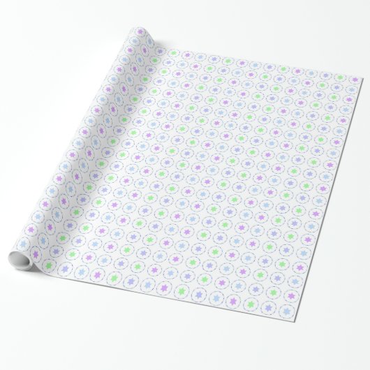 Chanukah Wrapping Paper Cadeaupapier (Uitgerold)