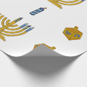 Chanukah Wrapping Paper Cadeaupapier (Hoek)