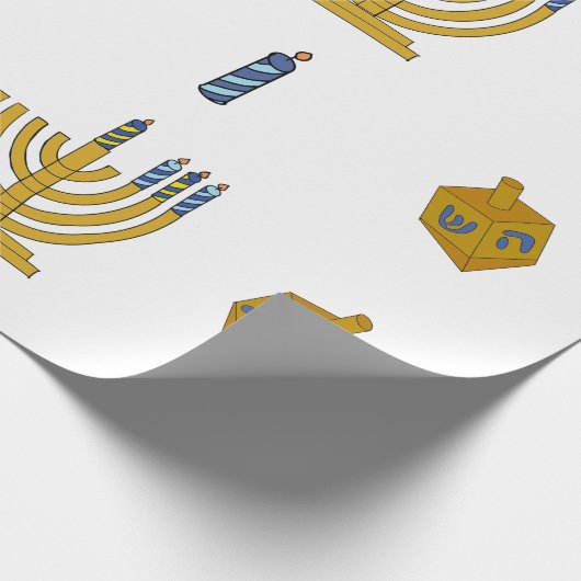 Chanukah Wrapping Paper Cadeaupapier (Hoek)