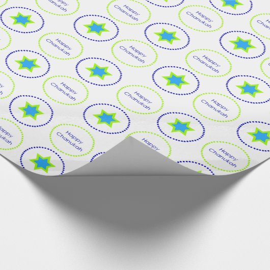 Chanukah Wrapping Paper Cadeaupapier (Hoek)