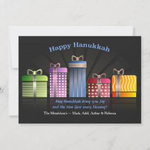 Chanukka cadeaus wenskaart feestdagenkaart