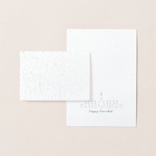 Chanukka Foliekaart Folie Kaarten (Display)