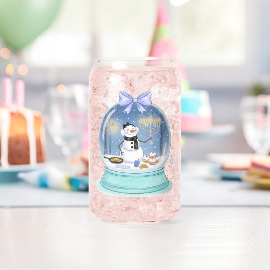 Chanukka Sneeuwbol Blikvorm Glas (Insitu (Verjaardag))
