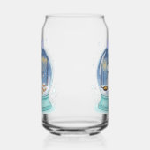 Chanukka Sneeuwbol Blikvorm Glas (Links)