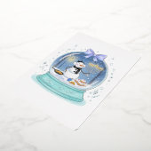 Chanukka Sneeuwbol Folie Uitnodiging (Gedraaid)
