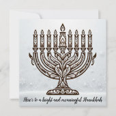 Chanukka-viering Feestdagenkaart (Voorkant)