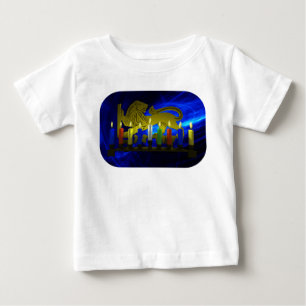 Chanukkah Brass Lion Menorah