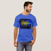 Chanukkah Brass Lion Menorah T-shirt (Voorkant volledig)