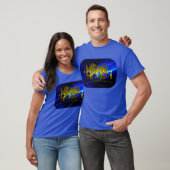 Chanukkah Brass Lion Menorah T-shirt (Unisex)