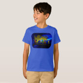 Chanukkah Brass Lion Menorah T-shirt (Voorkant volledig)