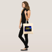 Chanukkah Brass Lion Menorah Tote Bag (Voorkant (model))