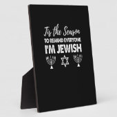 Chanukkah Funny Tis The Season Everyone Im Jewish Fotoplaat (Zijkant)
