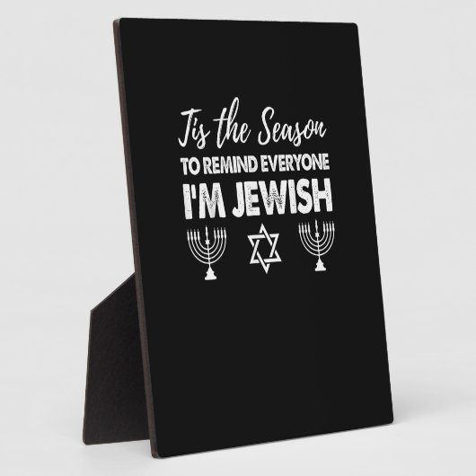 Chanukkah Funny Tis The Season Everyone Im Jewish Fotoplaat (Zijkant)