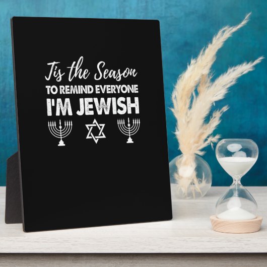 Chanukkah Funny Tis The Season Everyone Im Jewish Fotoplaat (Zijkant)