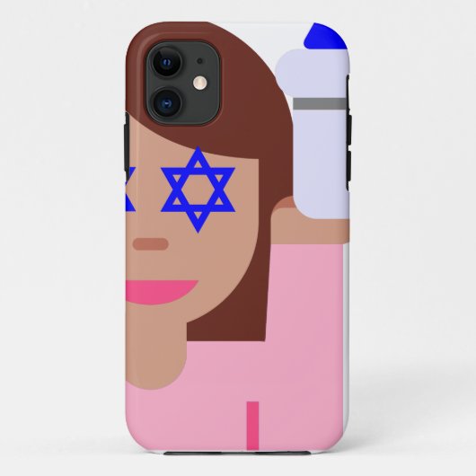 chanukkah hair flip emoji Case-Mate iPhone case (Achterkant)