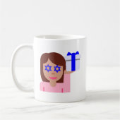 chanukkah hair flip emoji koffiemok (Links)