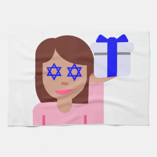 chanukkah hair flip emoji theedoek