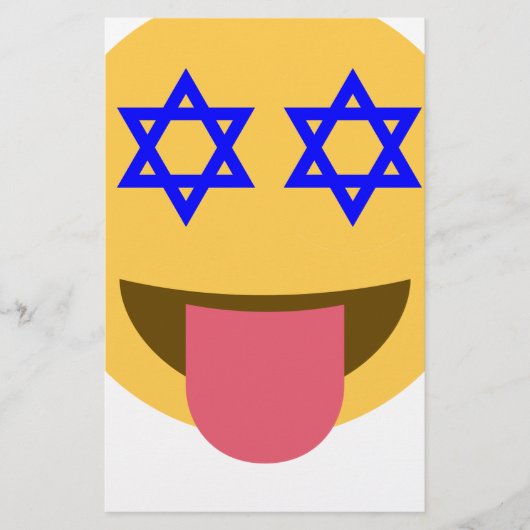 chanukkah hanukkah emoji briefpapier (Voorkant)