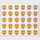 chanukkah hanukkah emoji cadeaupapier (Vlak)