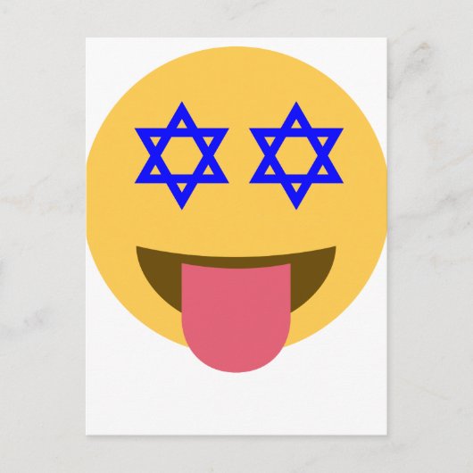 chanukkah hanukkah emoji feestdagenkaart (Voorkant)