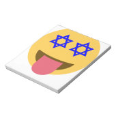 chanukkah hanukkah emoji notitieblok (Linkerzijde)