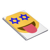chanukkah hanukkah emoji notitieboek (Rechterzijde)