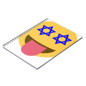 chanukkah hanukkah emoji notitieboek (Linkerzijde)