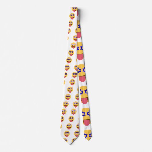 chanukkah hanukkah emoji stropdas (Voorkant)