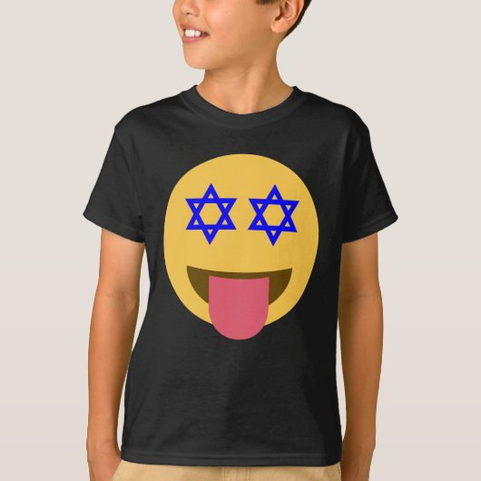 chanukkah hanukkah emoji t-shirt (Voorkant)