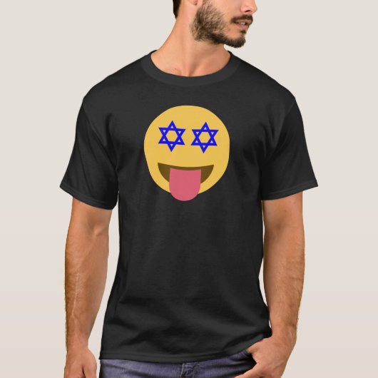 chanukkah hanukkah emoji t-shirt (Voorkant)