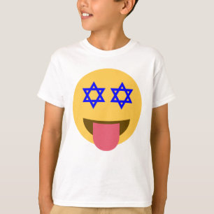 chanukkah hanukkah emoji t-shirt