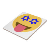 chanukkah hanukkah emoji tegeltje (Zijkant)