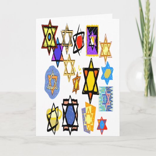 Chanukkah-Kaarten Feestdagen Kaart (Voorkant)