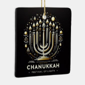 chanukkah keramisch Ornament (Rechts)