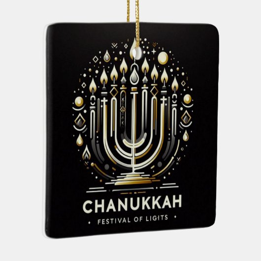chanukkah keramisch Ornament (Rechts)