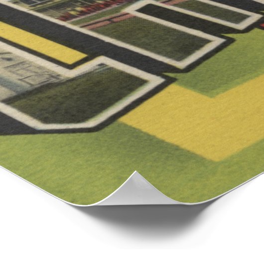 Chanute Air Force Base - Grote letterscènes Poster (Hoek)