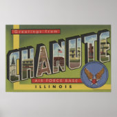 Chanute Air Force Base - Grote letterscènes Poster (Voorkant)